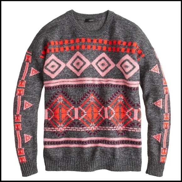 J. Crew Fair Isle Sweater - Picture 1 of 8